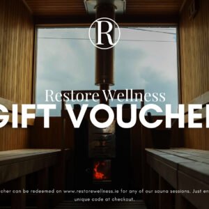 Gift voucher for Sauna and cold plunge, Dublin.